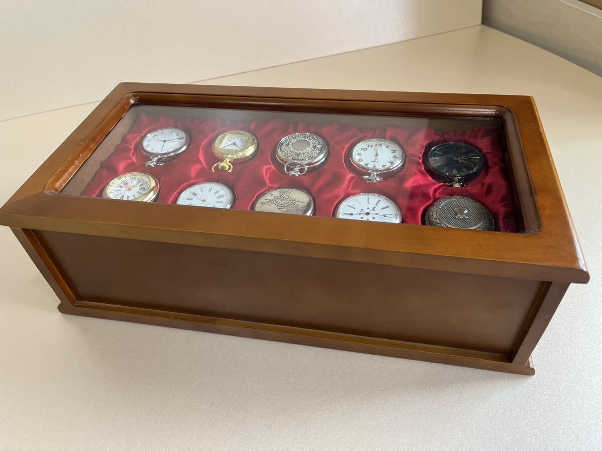 古の時計 郷愁の懐中時計コレクション 30点専用ケース _画像9