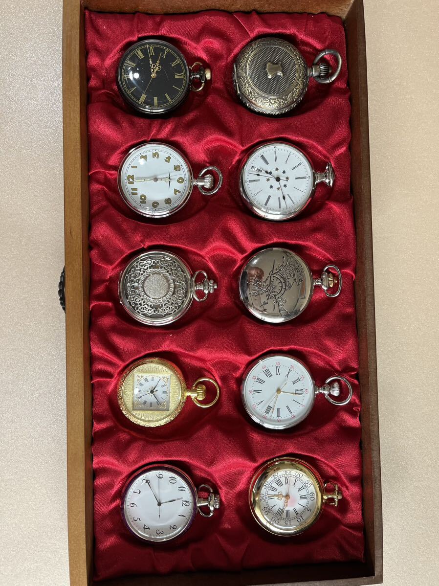 古の時計 郷愁の懐中時計コレクション 30点専用ケース _画像5