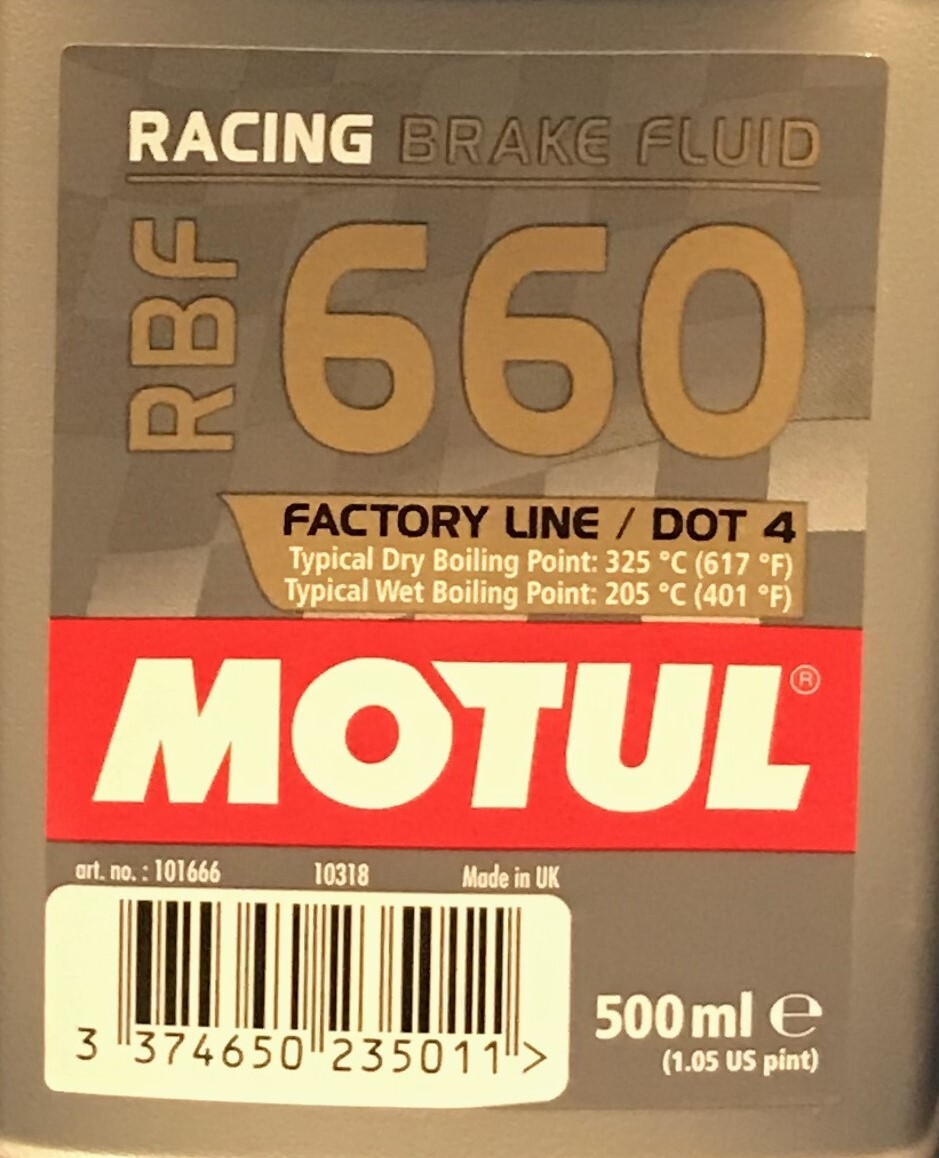 モチュール MOTUL レーシングブレーキフルード660 12本 未開封倉庫保管品の画像2