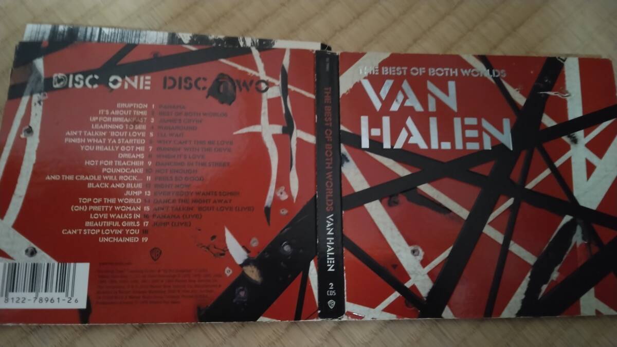 訳アリ　VAN HALEN 　THE BEST OF BOTH WORLDS 　２枚組　輸入盤　ヴァン・ヘイレン_画像1