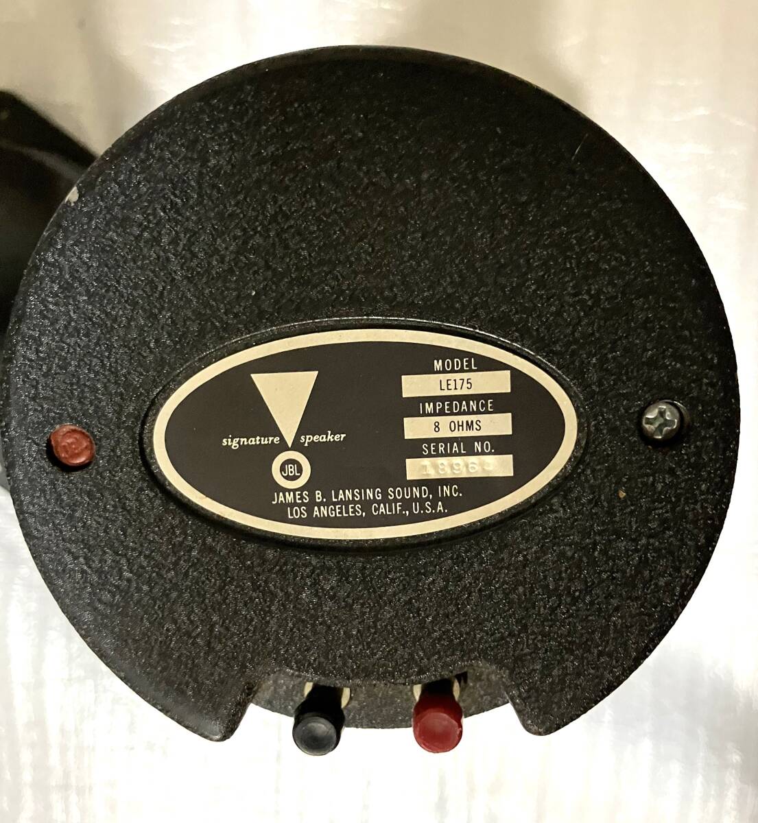 Yahoo!オークション - JBL・LE175DLH・LE175+1217 Yahoo!オークション - JBL・LE175DLH・LE175+1217