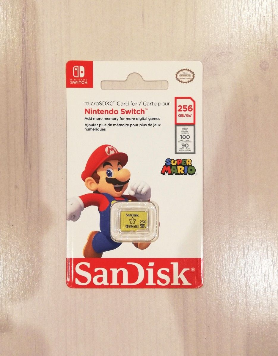 任天堂 スイッチ 推奨  マイクロsdカード 256GB サンディスク 