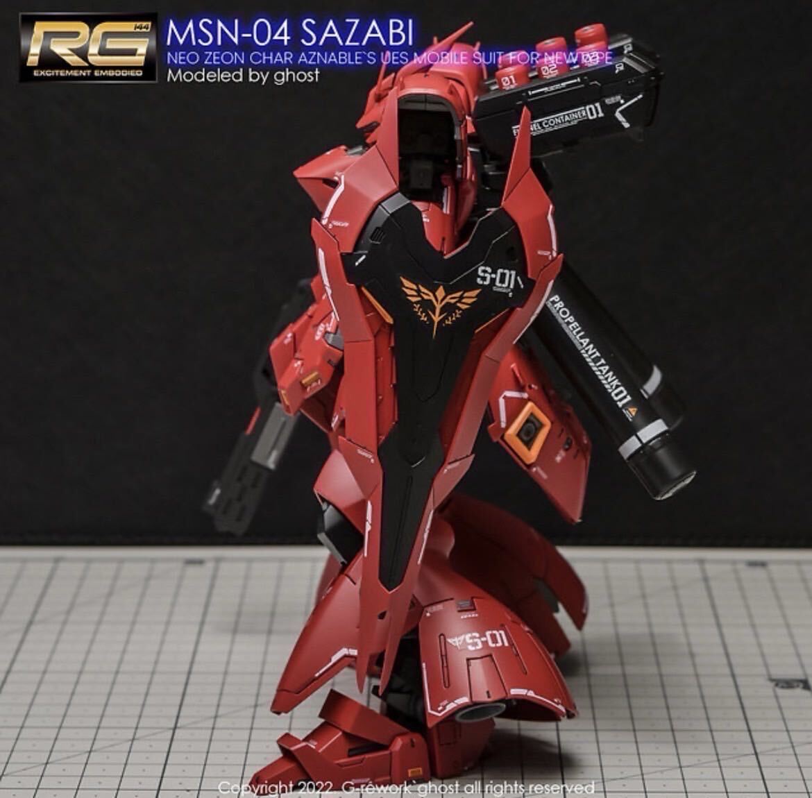 RG 1/144 MSN-04サザビー専用水転写式デカール_画像2