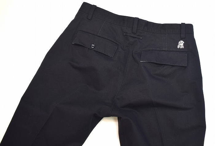 the sheherd UNDERCOVER (ザ シェパード アンダーカバー) USQ9501 リネン カルゼ テーパード スラックス BLACK 2 Pants SLACK パンツ 2 の画像4
