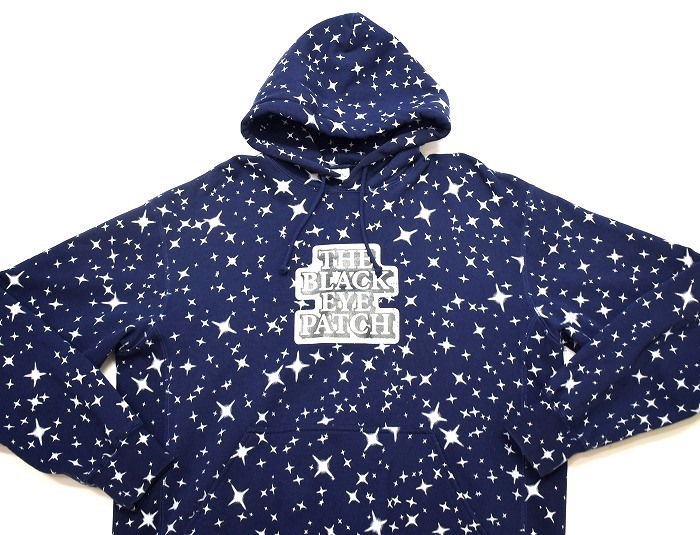 BLACK EYE PATCH (ブラックアイパッチ) OG Label Star Patterned Hoodie オージー ラベル スター パターン フーディー 総柄パーカーSweat _画像5