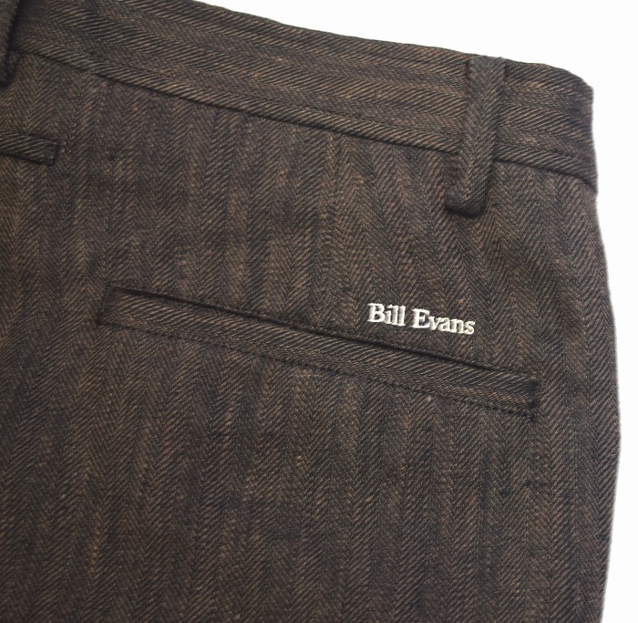 the sheherd UNDERCOVER (ザ シェパード アンダーカバー) USS9501 bill evans herringbone Pantsリネンヘリンボーンテーパードパンツ スラの画像6