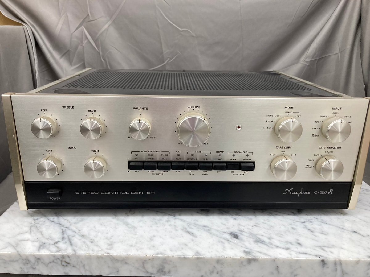 P796☆【中古】Accuphase アキュフェーズ C-200S プリアンプの画像2