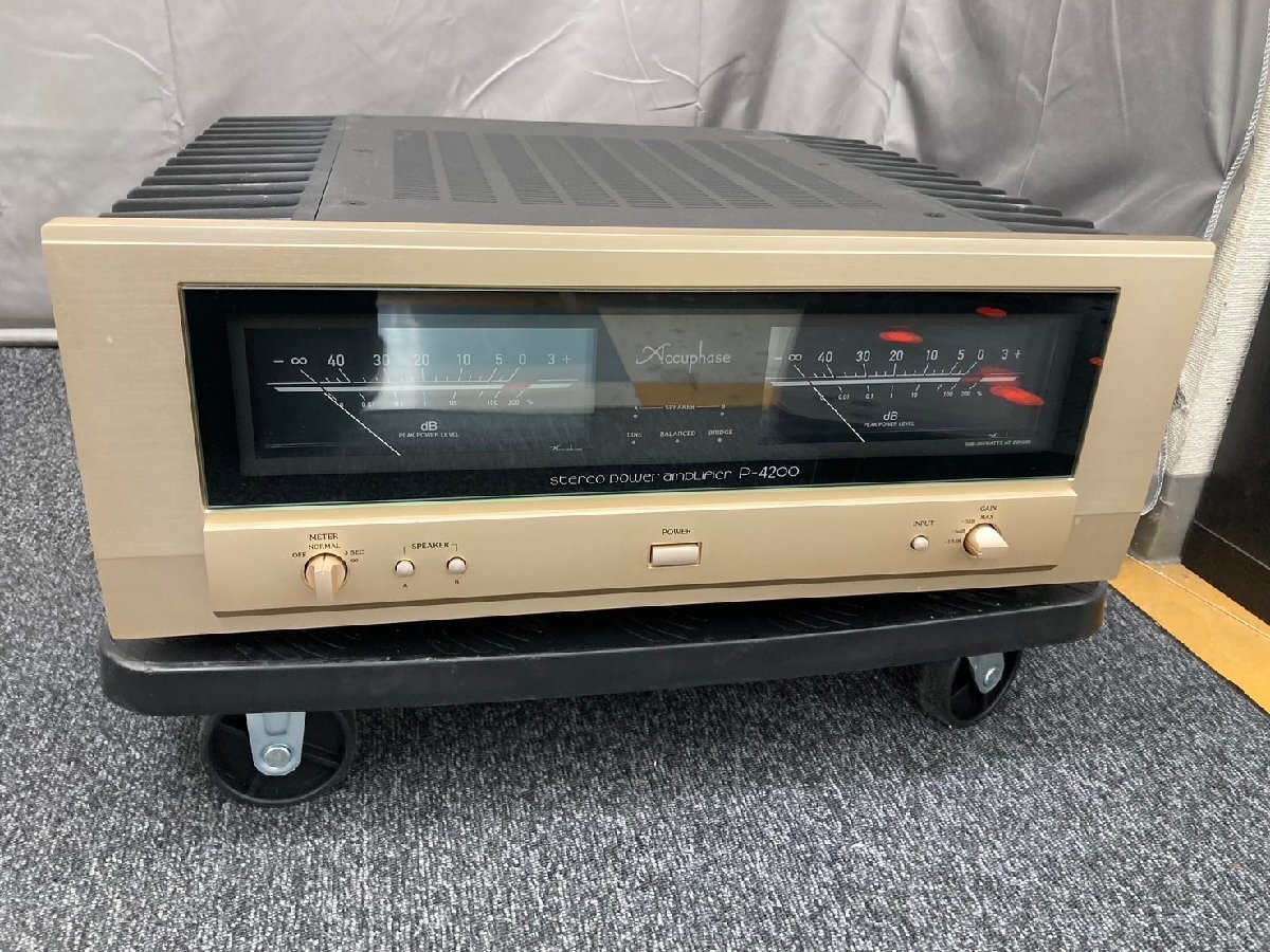 P1507☆【ジャンク】Accuphase アキュフェーズ P-4200 パワーアンプ