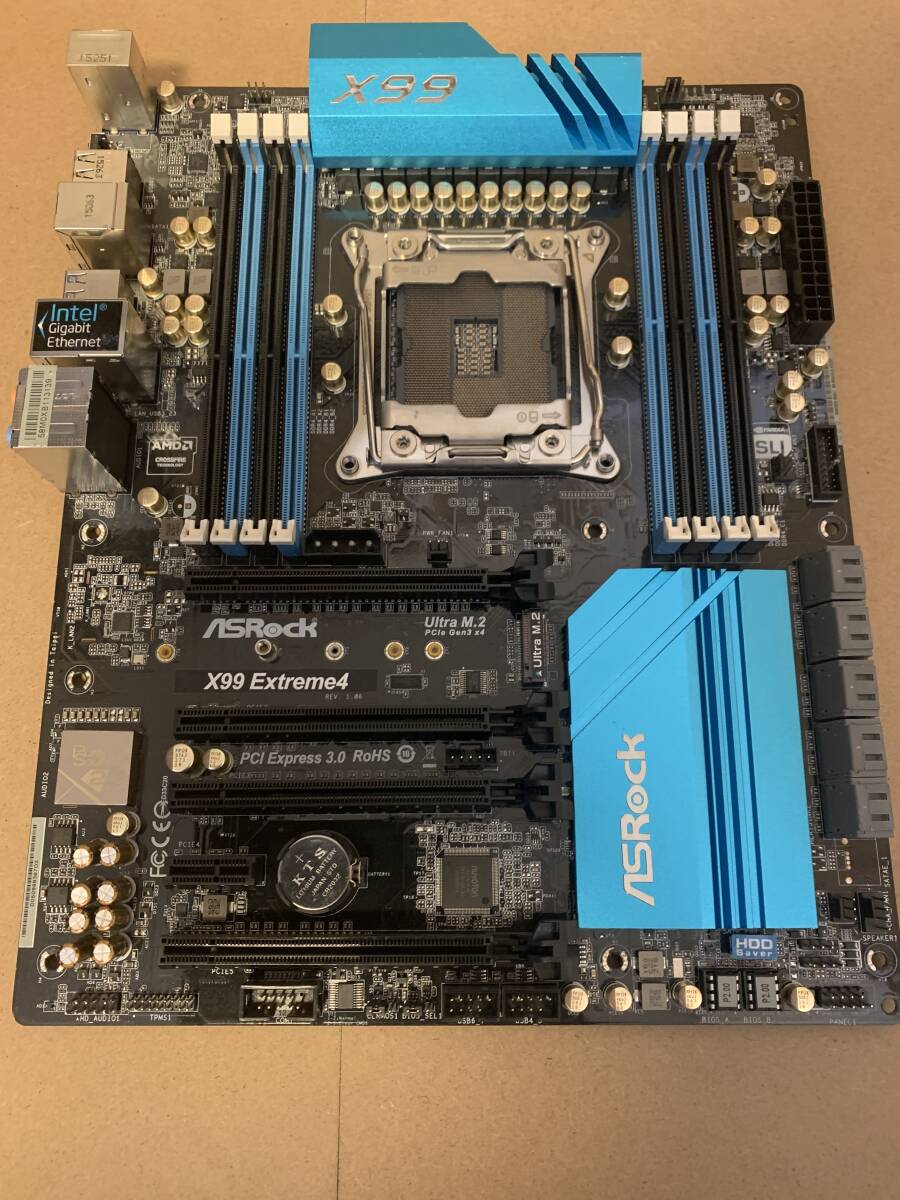 X99A GAMING PRO CARBON X99 Extreme4 2枚セット ジャンクの画像6