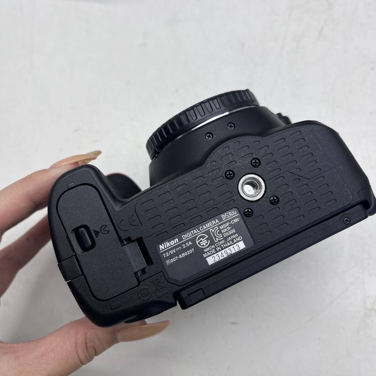 h2476 □美品□ Nikon ニコン D5300 AF-S 18-55mm 1:3.5-5.6G VR II 55-200mm 1:4-5.6G ED デジタル一眼レフ デジタルカメラ の画像5