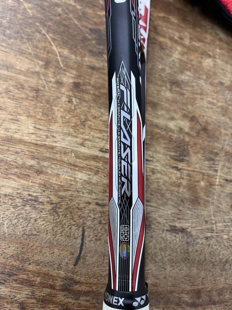 h2460 □美品□ YONEX ヨネックス 軟式テニスラケット F-LASER UL1 25-35 ラケットバッグ 長さ68.2cm