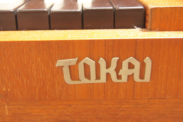 東海楽器 トーカイ TOKAI スピネット チェンバロ TS-201 54鍵盤 C～f3 4-1/2オクターブ 彫刻入り丸脚 バフストップ付 取説・ハンマー付きの画像9