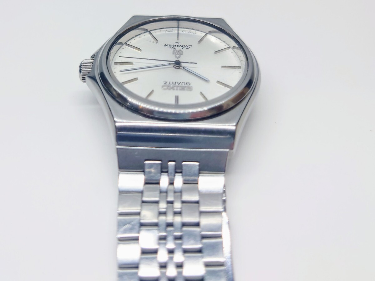 稼働品 セイコー SEIKO クオーツ QUATZ シルバーウェーブ Silver Wave 7121-7010 ノンデイト メンズ 腕時計 _画像8