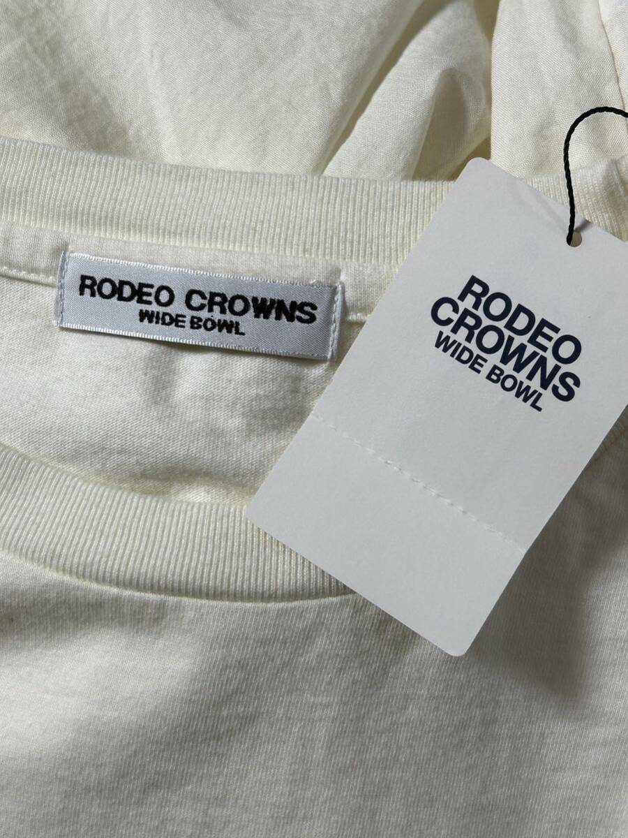  new goods 5990 jpy jpy [ RODEO CROWNS* Rodeo Crowns ] tops * pull over * unusual material do King * eggshell white *F size 