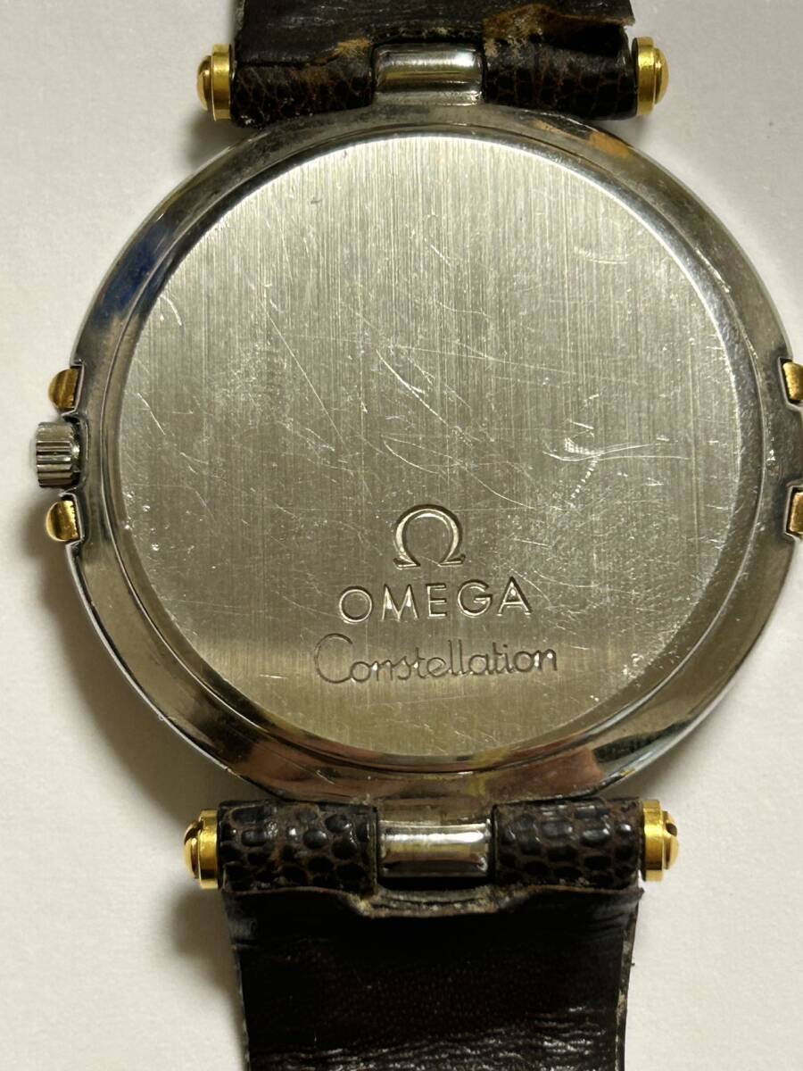 OMEGA オメガ 腕時計 メンズ Constellation コンステレーション ゴールド文字盤 ラウンドフェイス デイデイト 可動品_画像3