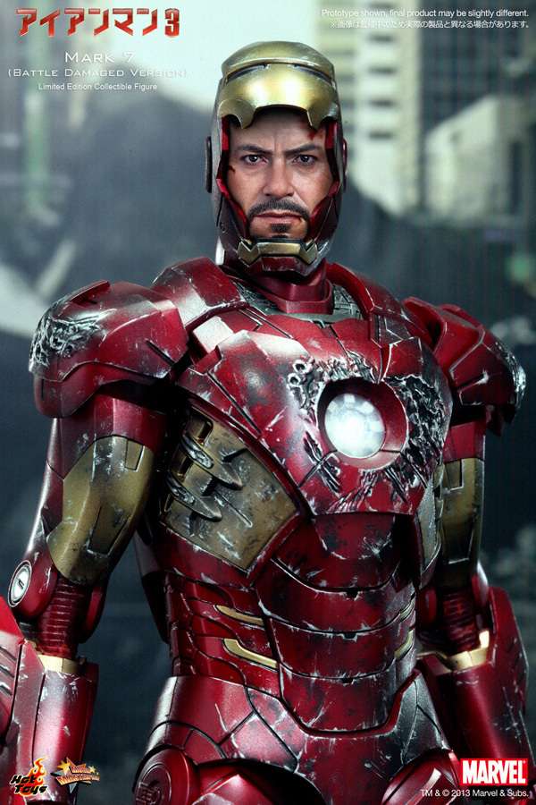 [ внутренний 750 body ограничение ]HOTTOYS Movie master-piece 1/6 Ironman Mark 7 Battle повреждение MMS196 hot игрушки 