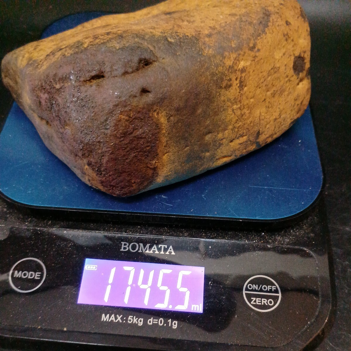 042502 隕石？ 1745g 10.5cm×10cm×6cm 1745gの画像10