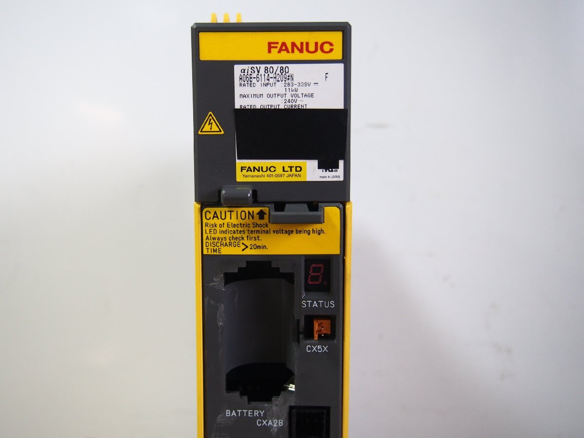 【1T0312-69】 なし FANUC ファナック A06B-6114-H209#N F サーボアンプ ジャンクの画像2