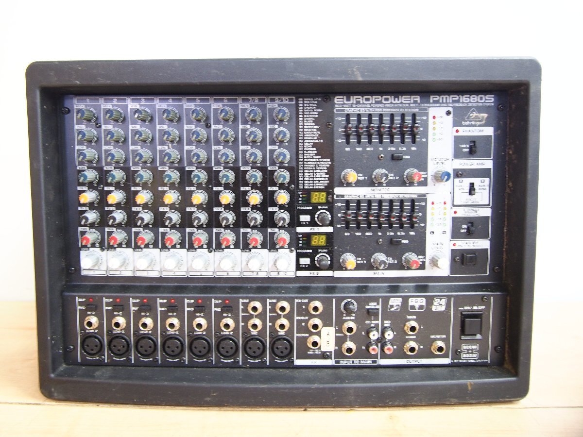 *[1T0416-13] BEHRINGER Behringer Powered mixer PMP1680S 100V EUROPOWER Junk 