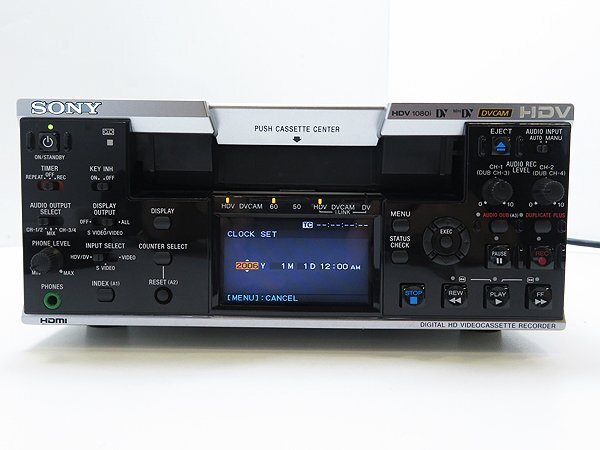 0SONY HVR-M25J[ Sony / цифровой HD видео кассета магнитофон /07 год производства / с дистанционным пультом ]