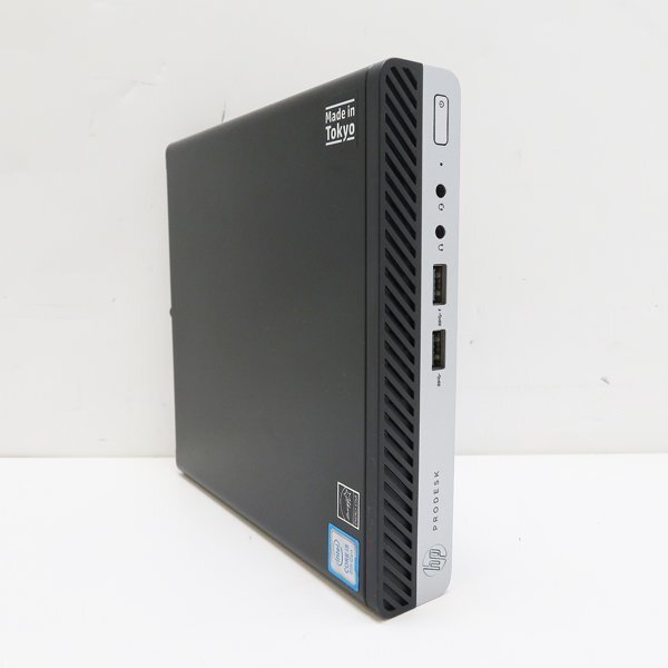 10000円スタート〇HP ProDesk 400 G4 DM【第8世代 Core i5 8500T/メモリ4GB/HDD500GB/Win11Pro-64bit/DP】の画像1