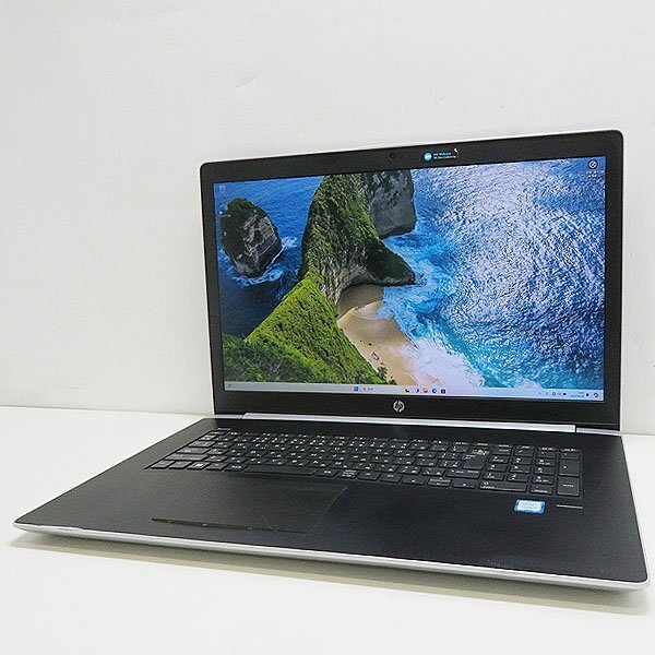 ▽ジャンク品▽HP ProBook 470 G5 【Core i7-8550U/16GB/SSD256GB(M.2)+HDD1TB/Win11-64bit/テンキー/17型/AC付属】