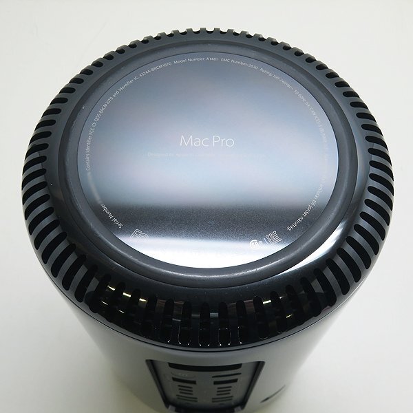 ◇ Apple MacPro Late 2013 MQGG2J/A CTO【Xeon E5 8コア 3.00GHz/64GB/SSD 1TB/D700 x 2/Wi-Fi/動作確認済み/同梱発送不可】の画像3