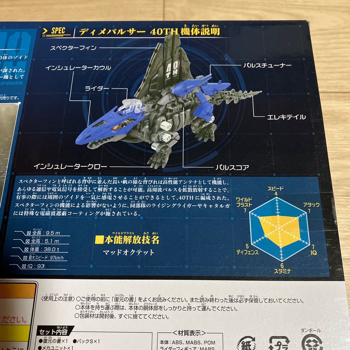 大ZOIDS博2023 ゾイド ZWA02 ディメパルサー 40TH 40周年記念商品 ゾイドワイルド 未使用 新品_画像5