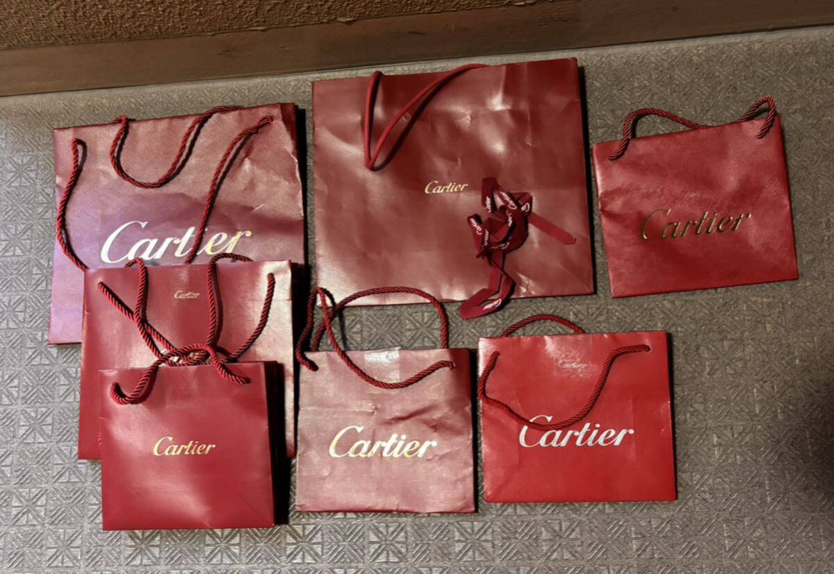  Cartier shopa-9 шт. комплект Cartier бумажный пакет магазин пакет 