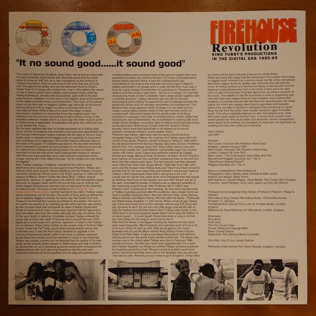 LP Various / Firehouse Revolution (King Tubby’s Productions In The Digital Era 1985-89) / Pressure Sounds _画像4