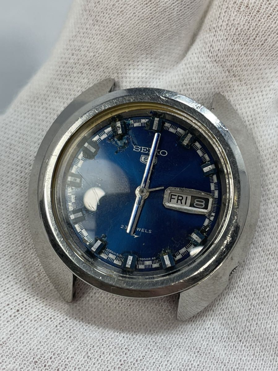 【ジャンク】腕時計SEIKO セイコー5・アクタス・DX・スポーツマチック・ロードマチックス/ アンティーク/ 自動巻き/ デイデイト/ 8点セットの画像8