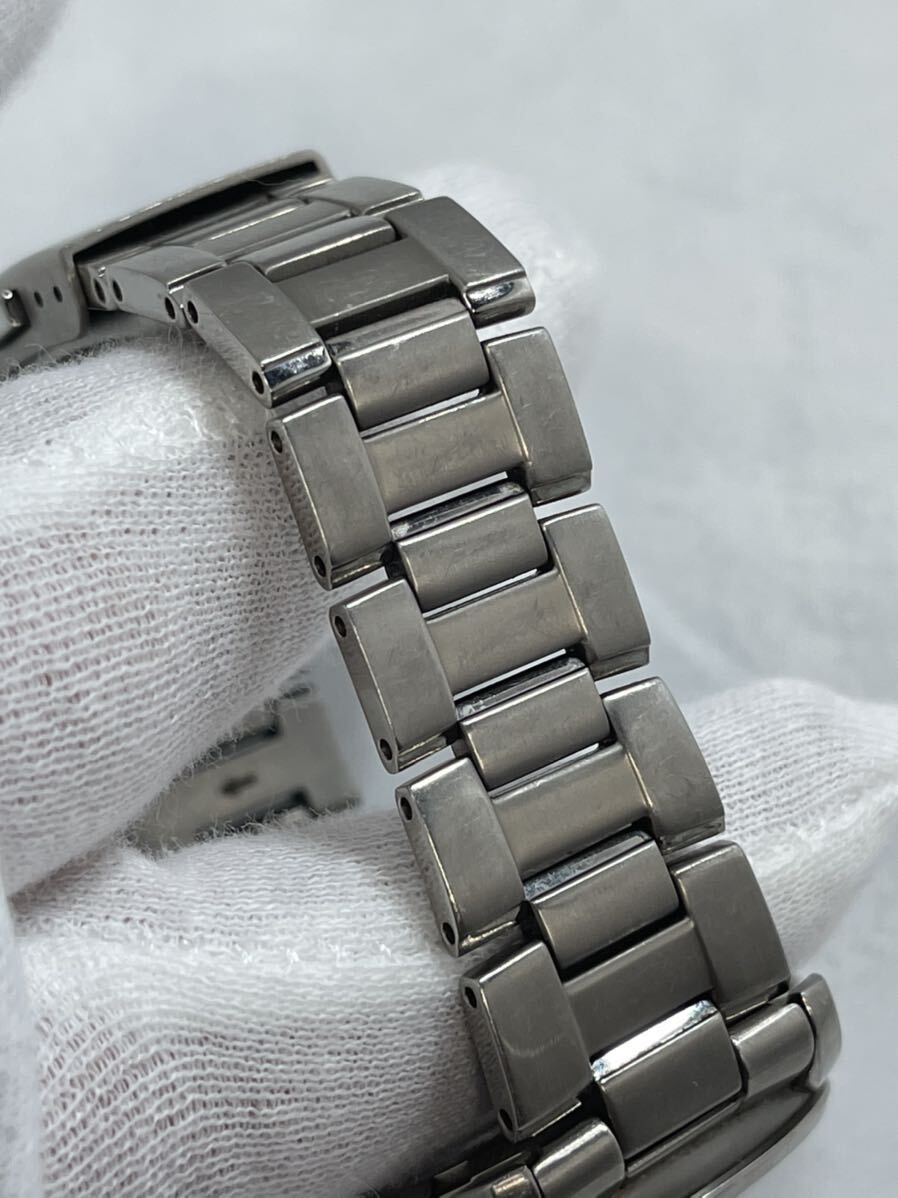 腕時計品 SEIKO セイコー TITANIUM / メンズ/ ソーラー/チタン /デイト/ 純正ベルト/_画像4