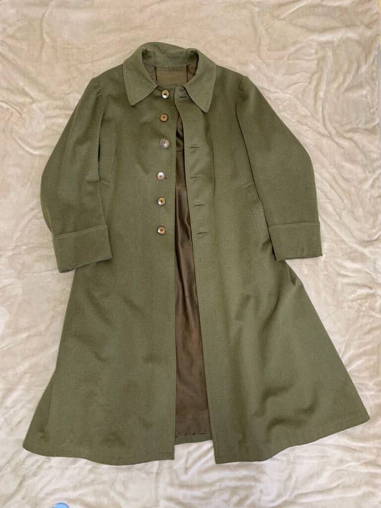 French army vintage wool coat motorcycle M38 Bourgeronフランス軍 ウールコート モーターサイクル ボージョン 刺繍タグの画像6