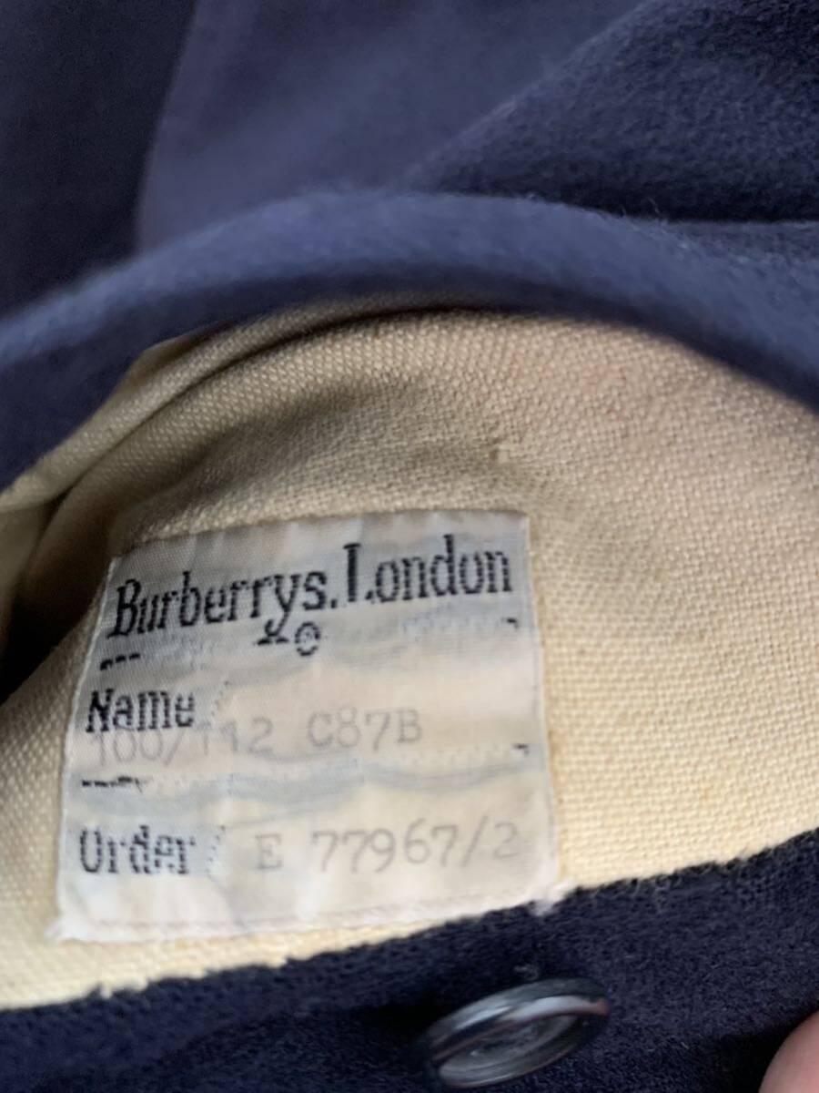 VINTAGE 80s Burberrys 英国製 別注 バーバリー 一枚袖 シングルラグラン ローデン ライダーコート SINGLE RAGLAN COAT LODEN_画像6