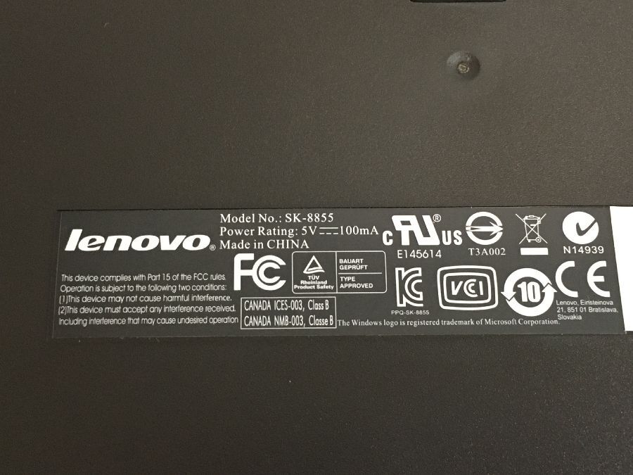 ★動作未確認 lenovo SK-8855 ★137◇42_画像6