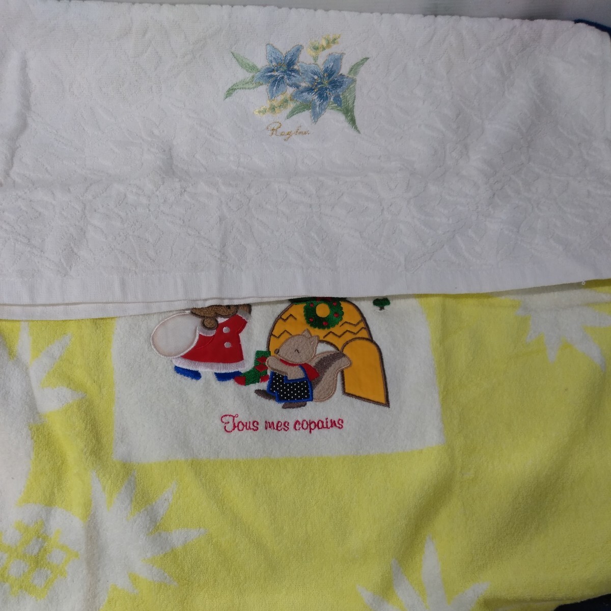 g_t W657 [ unused goods ] bath towel 6ps.@ sport towel 3ps.@ set sale! long-term storage. dirt . equipped. household articles 