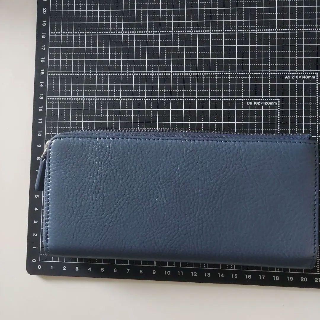  новый товар HIROFU Hirofu голубой длинный кошелек тонкий длинный бумажник ta ska 