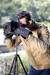 JJC カメラ レインカバー 防水 カメラレインコート レンズ のサイズ18x14x34cm 雨対策 Canon EOS 5_画像2