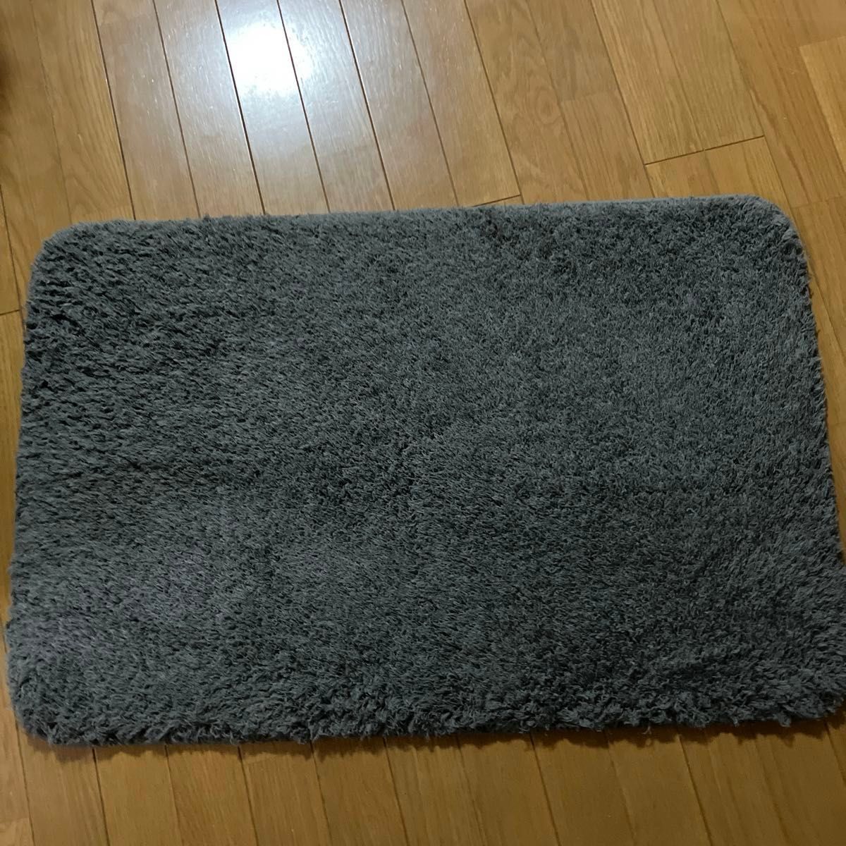 未使用 バスマット グレー 約90cm×60cm