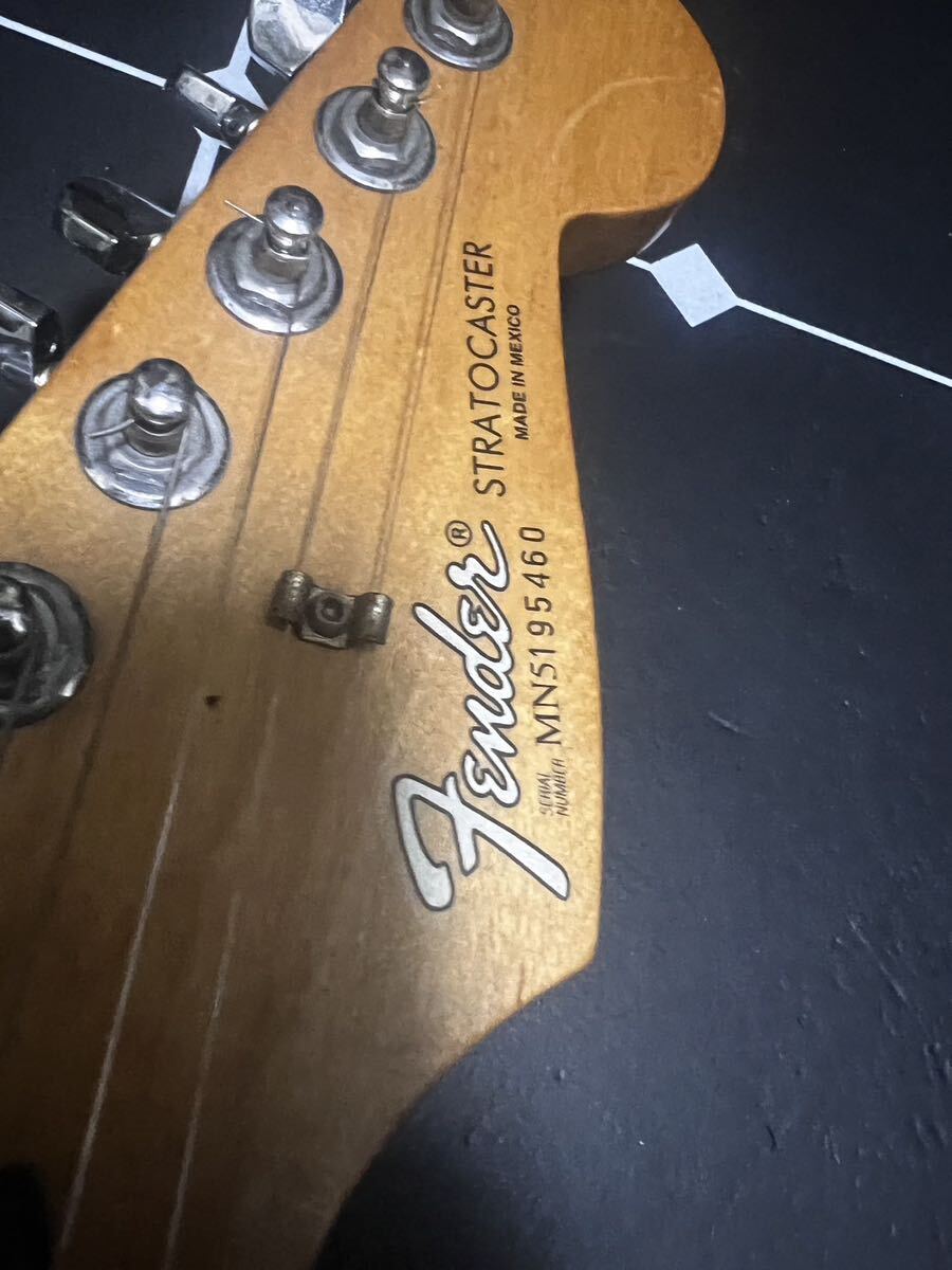 Fender mexico stratocaster エレキギター 1995-1996製ストラトキャスター サンバースト の画像6