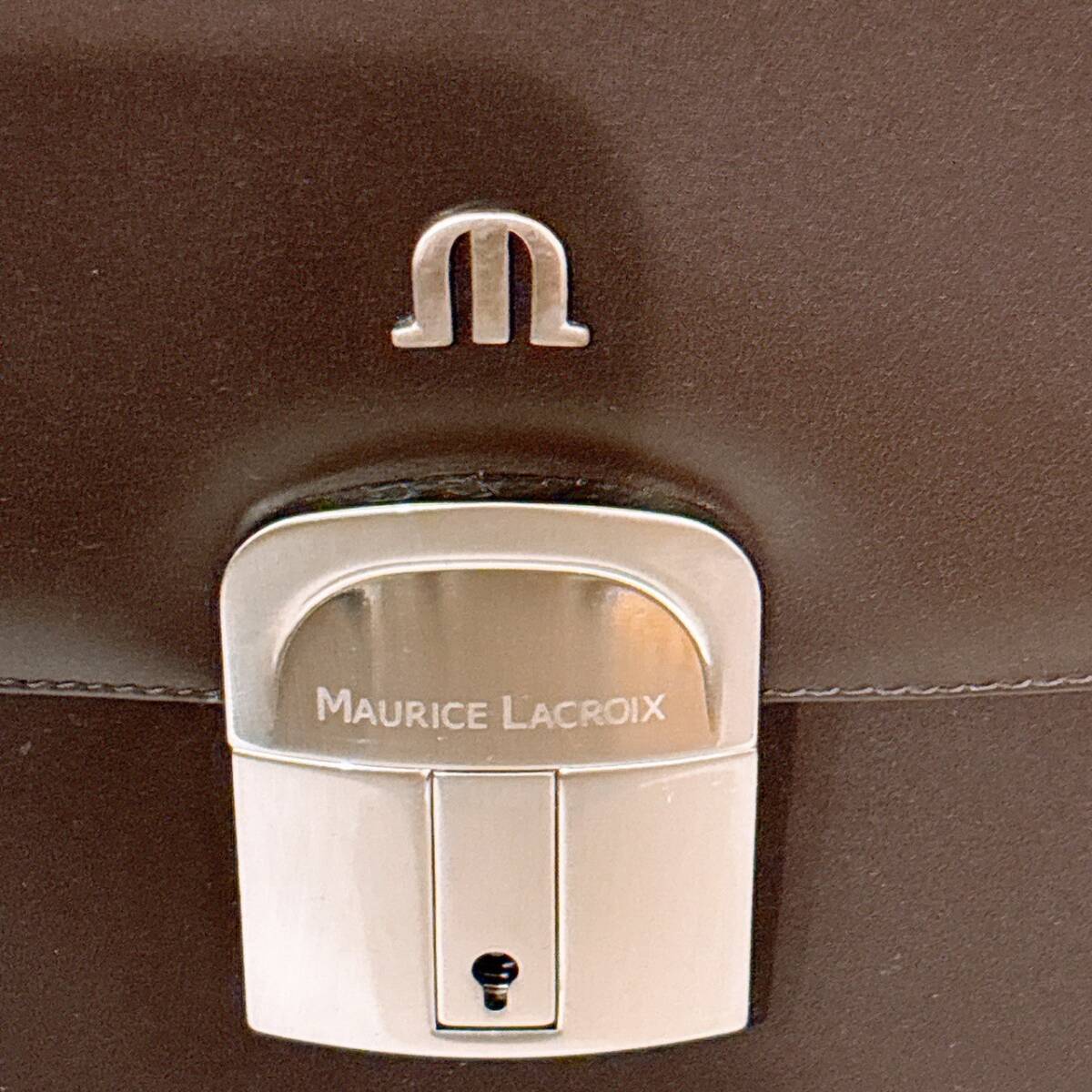 中古品 【美品】MAURICE LACROIX モーリースラクロア ビジネスバッグ 鍵付きの画像8