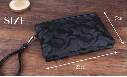 [ camouflage blue /S size ] waterproof second bag camouflage pouch clutch bag men's pouch 503upk3