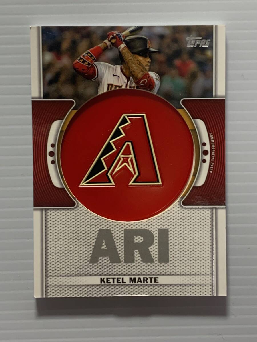 ★ケーテル・マルテ【Ketel Marte】愛称はザ・シパイク Team logo patchの画像1