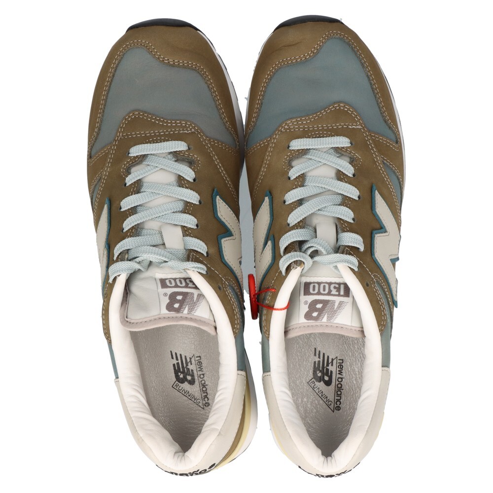 New Balance ニューバランス M1300JP 世界300足限定 レザーローカットスニーカー カーキ US9.5/27.5cm_画像5