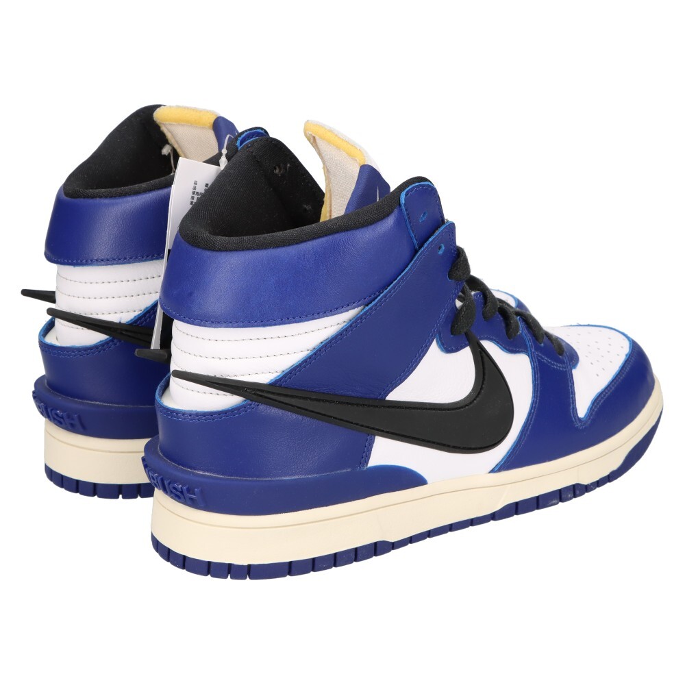 ナイキ×AMBUSH DUNK HIGH Deep Royal アンブッシュ ダンクハイ ディープロイヤル ハイカットスニーカー ブルー US9,5/27,5cm CU7544-400_画像4