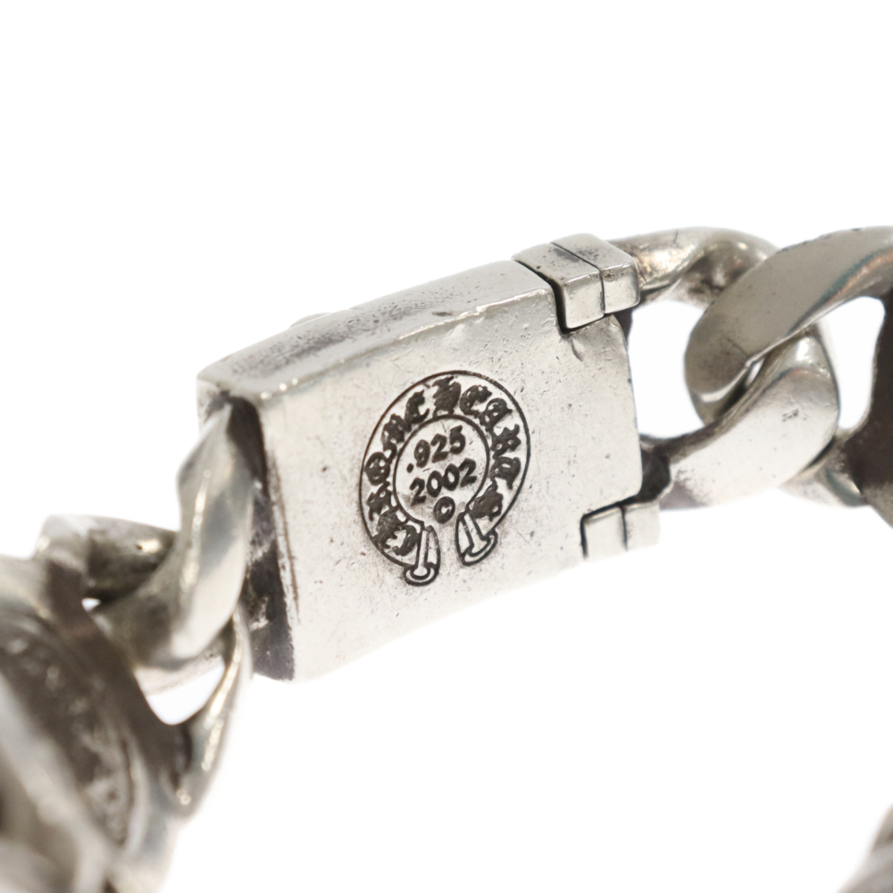 CHROME HEARTS クロムハーツ CROSS LINK/クロスリンク シルバーブレスレット 5LINK_画像5