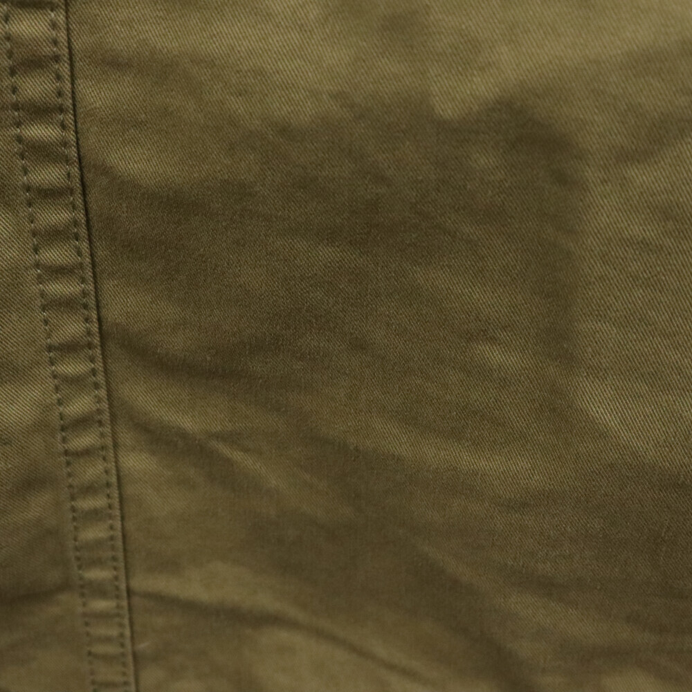  Raf Simons 20AW× Fred Perry лоскутное шитье подкладка милитари Zip выше жакет пальто хаки 