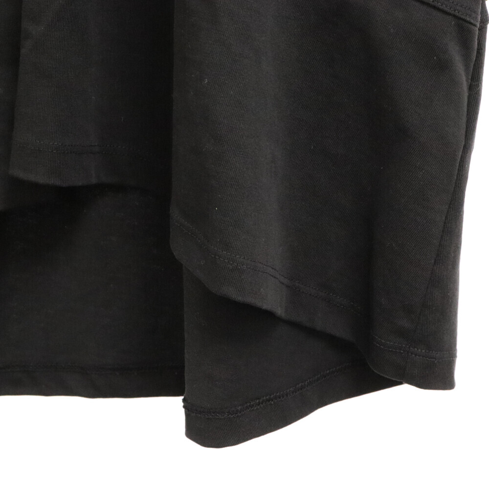 DIESEL ディーゼル ロゴ刺繍 クロップド 半袖ポロシャツ ブラック レディース_画像5