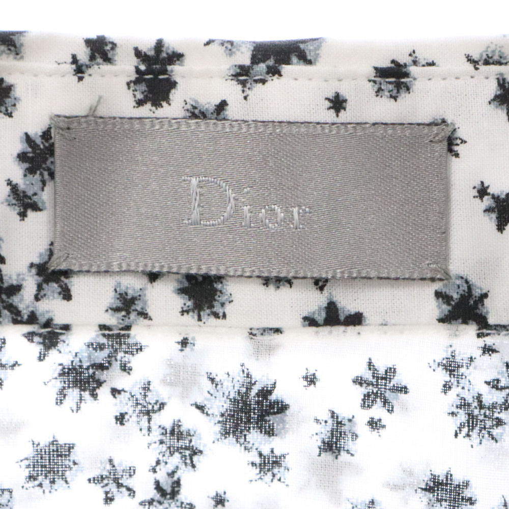 Dior HOMME ディオールオム 05SS スタープリント 半袖シャツ ホワイト 5EH1051239の画像3