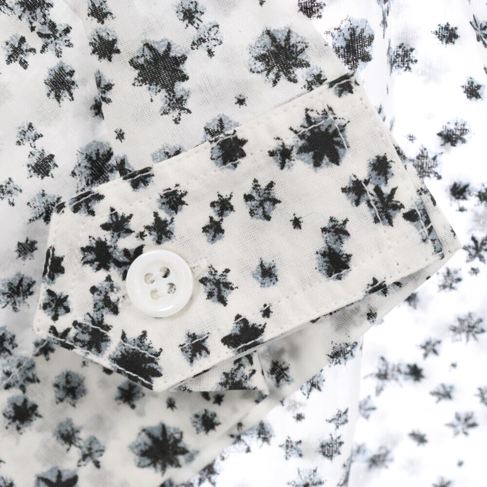 Dior HOMME ディオールオム 05SS スタープリント 半袖シャツ ホワイト 5EH1051239の画像4